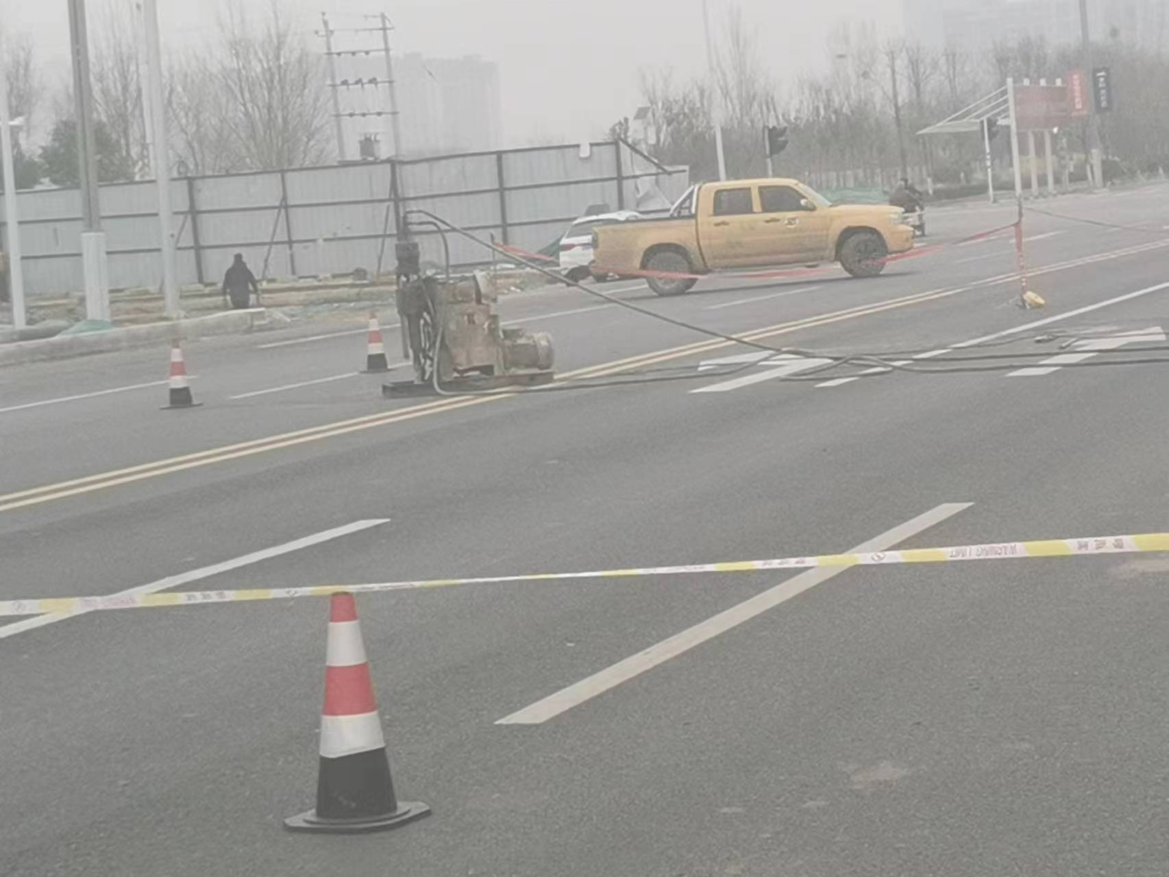 阆中公路路基沉陷注浆